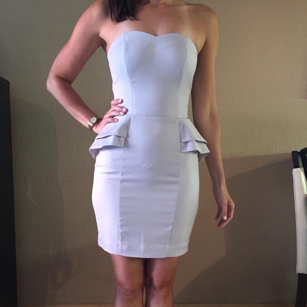 H&M peplum cocktail dress