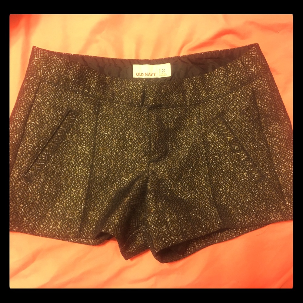 Gold & Black shorts