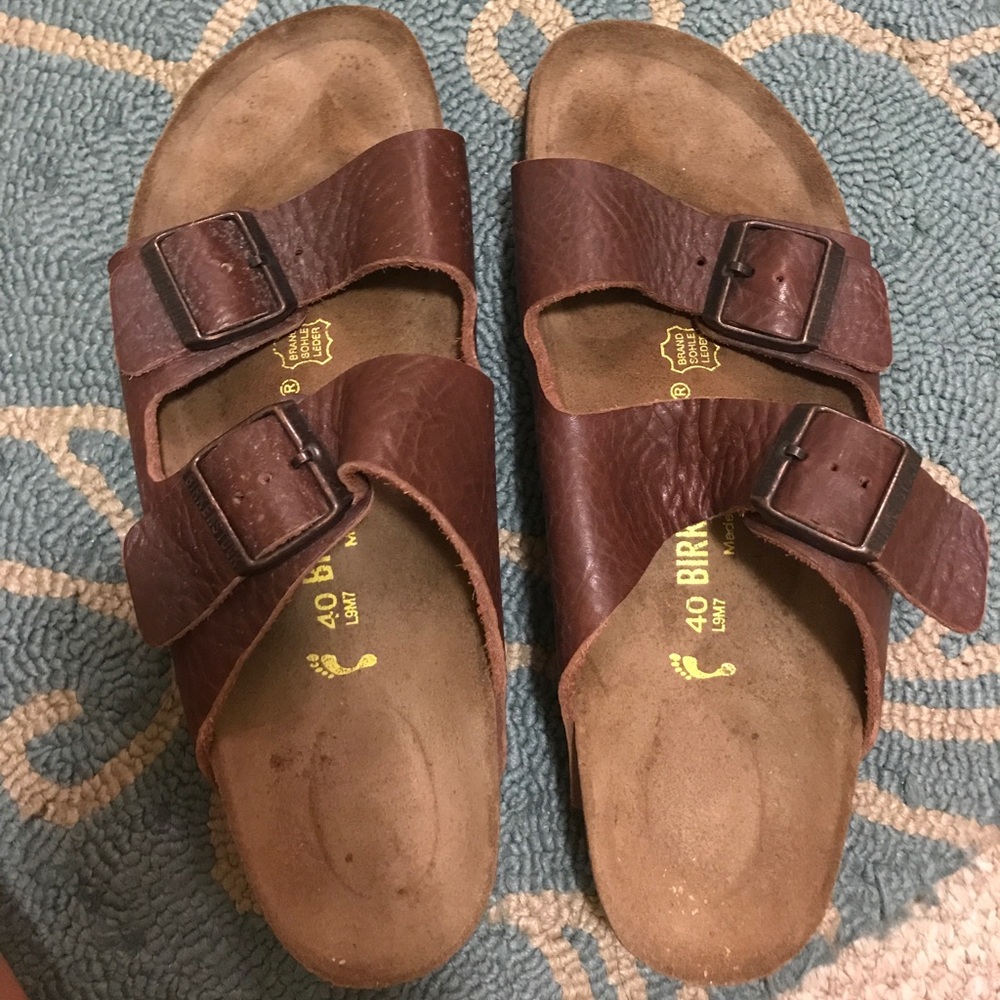 Birkenstock Arizona brown leather women's