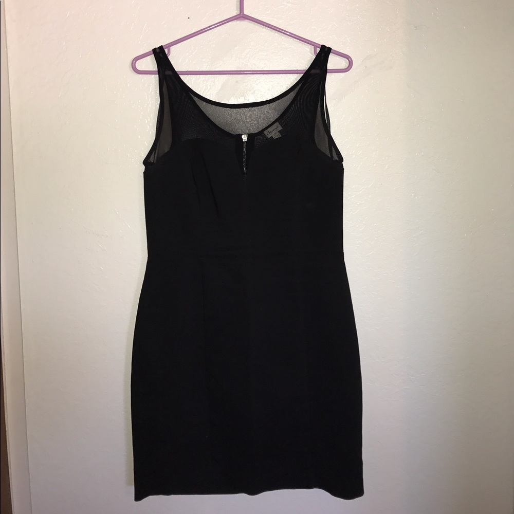 Mesh neckline dress from Dynamite!