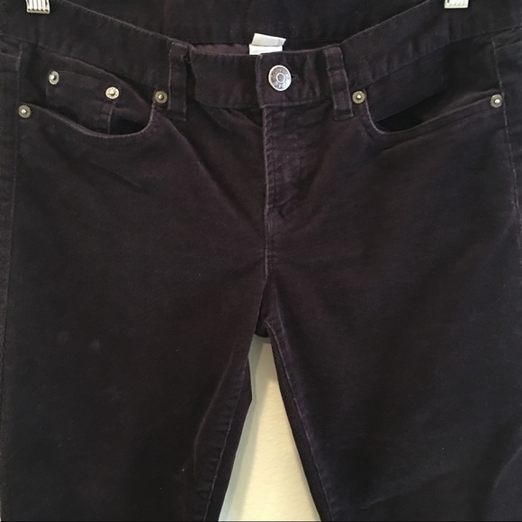J. Crew Toothpick Cord Deep Plum Pants - Picture 5 of 7