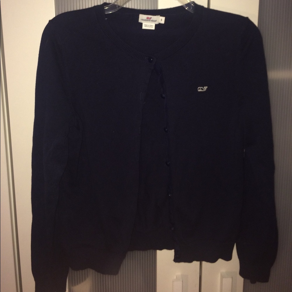 Navy Blue VIneyard Vines Sweater NEW