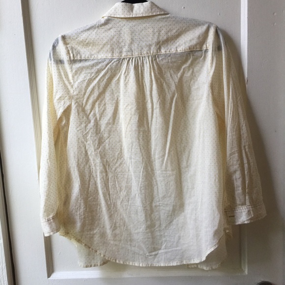 ❌SOLD❌ANTHROPOLOGIE Maeve Dotted Cotton Button Up - Picture 3 of 6