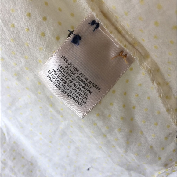 ❌SOLD❌ANTHROPOLOGIE Maeve Dotted Cotton Button Up - Picture 6 of 6