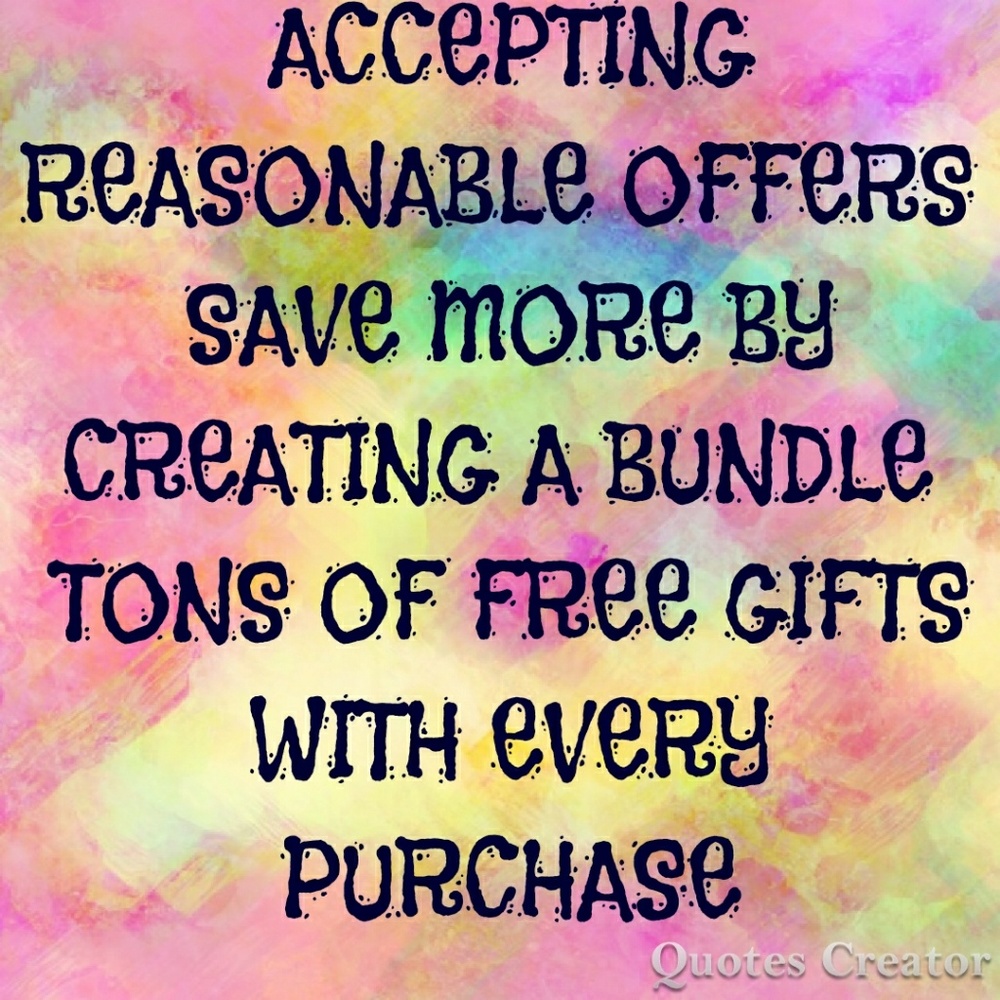 ACCEPTING REASONABLE OFFERS