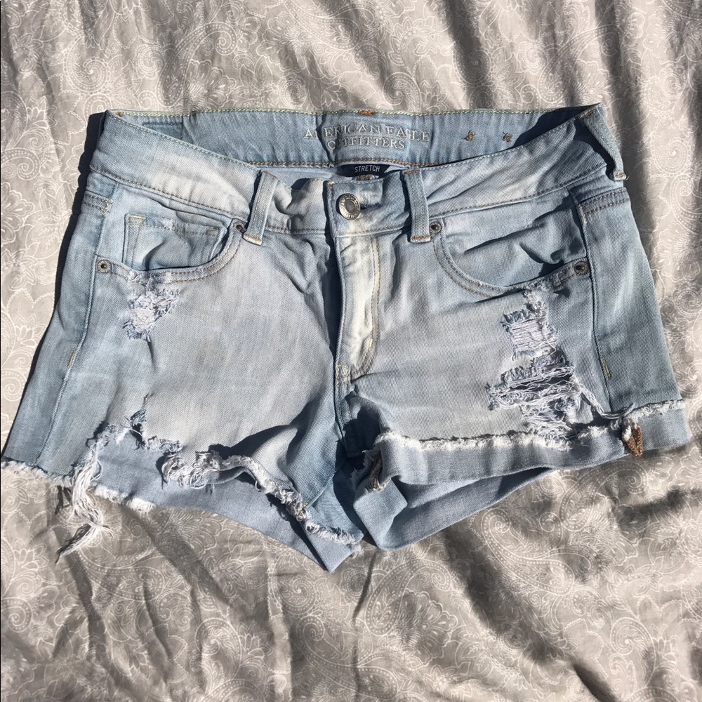 American Eagle Midi Jean shorts
