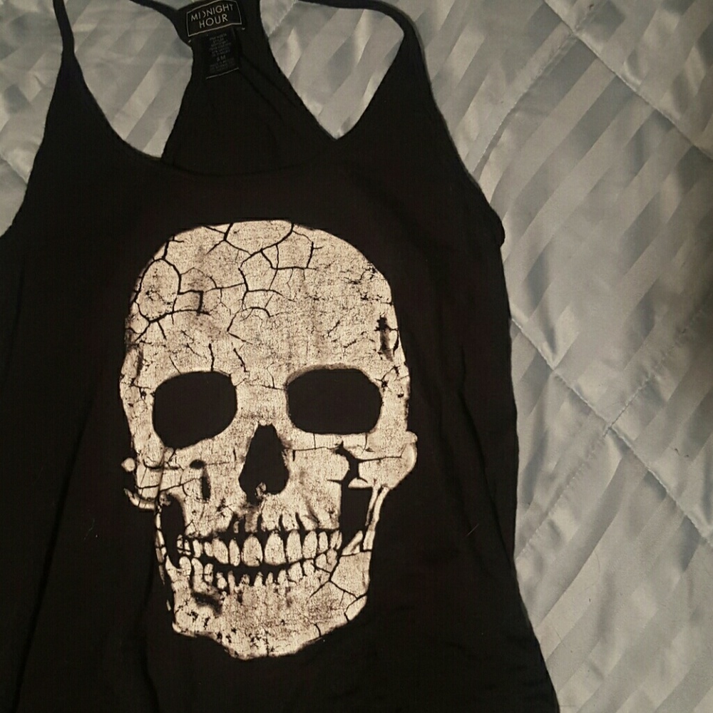 Destressed skull  tank