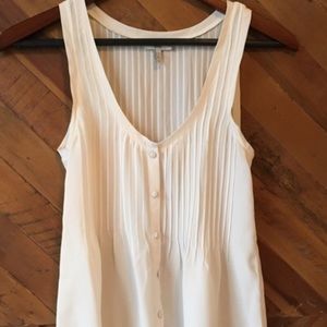 Joie silk pleated button up