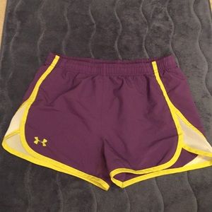 Under Armour Purple Athletic Shorts