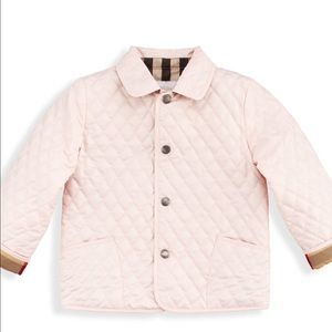 Burberry quilted girls jacket -toddler size
