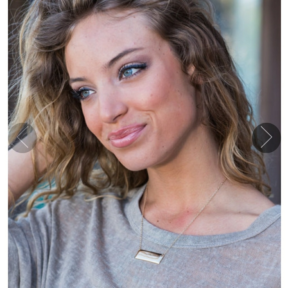 Gold Bar Necklace