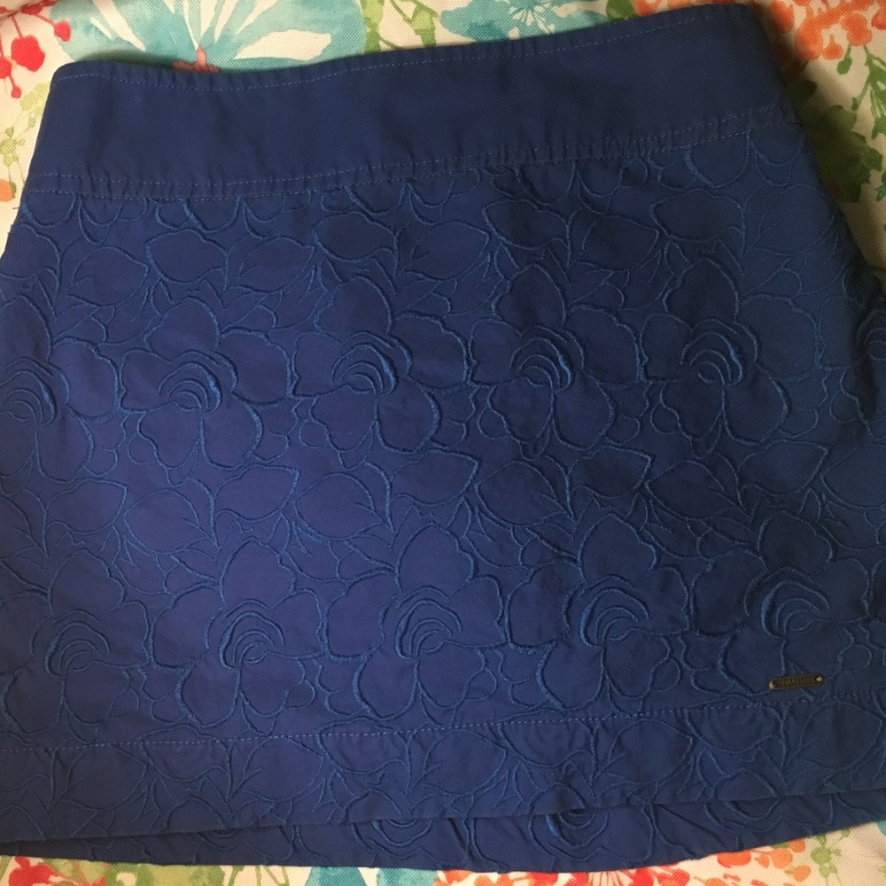 Hollister blue cotton skirt size small
