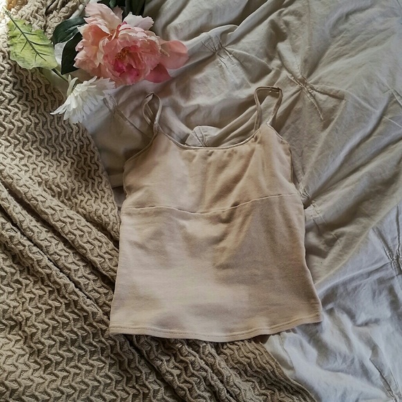 Energie Tops - Simple Beige Cami Energie Tops - Simple Beige Cami