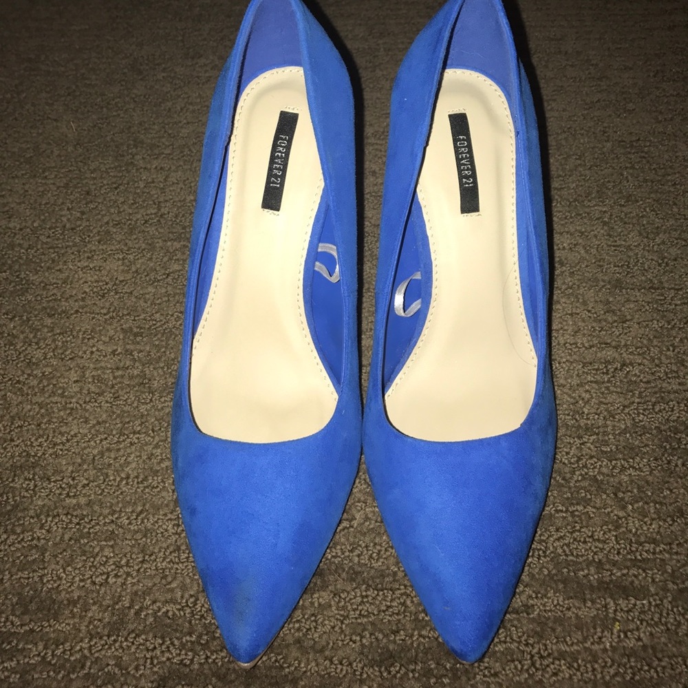 ELECTRIC BLUE HEELS