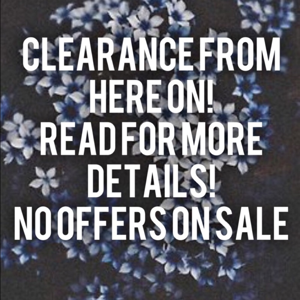 ✨CLEARANCE ITEMS BELOW✨