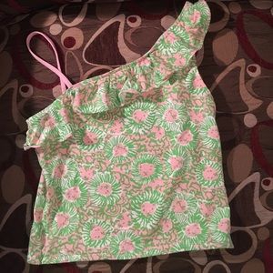 Lilly Pulitzer bathing suit top (Ruffled Lion)
