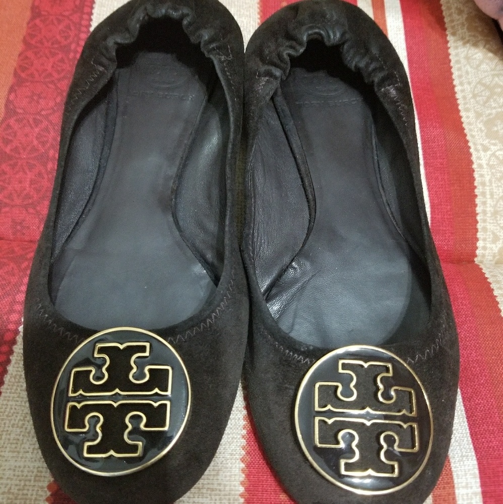 Authentic Tory Burch suede