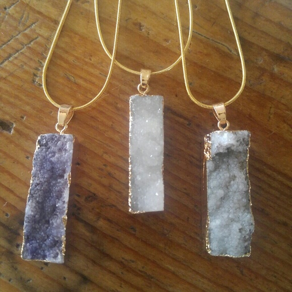 Druzzi Quartz Necklace - Picture 1 of 1