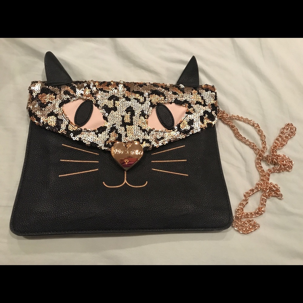 Betsey Johnson Cat purse