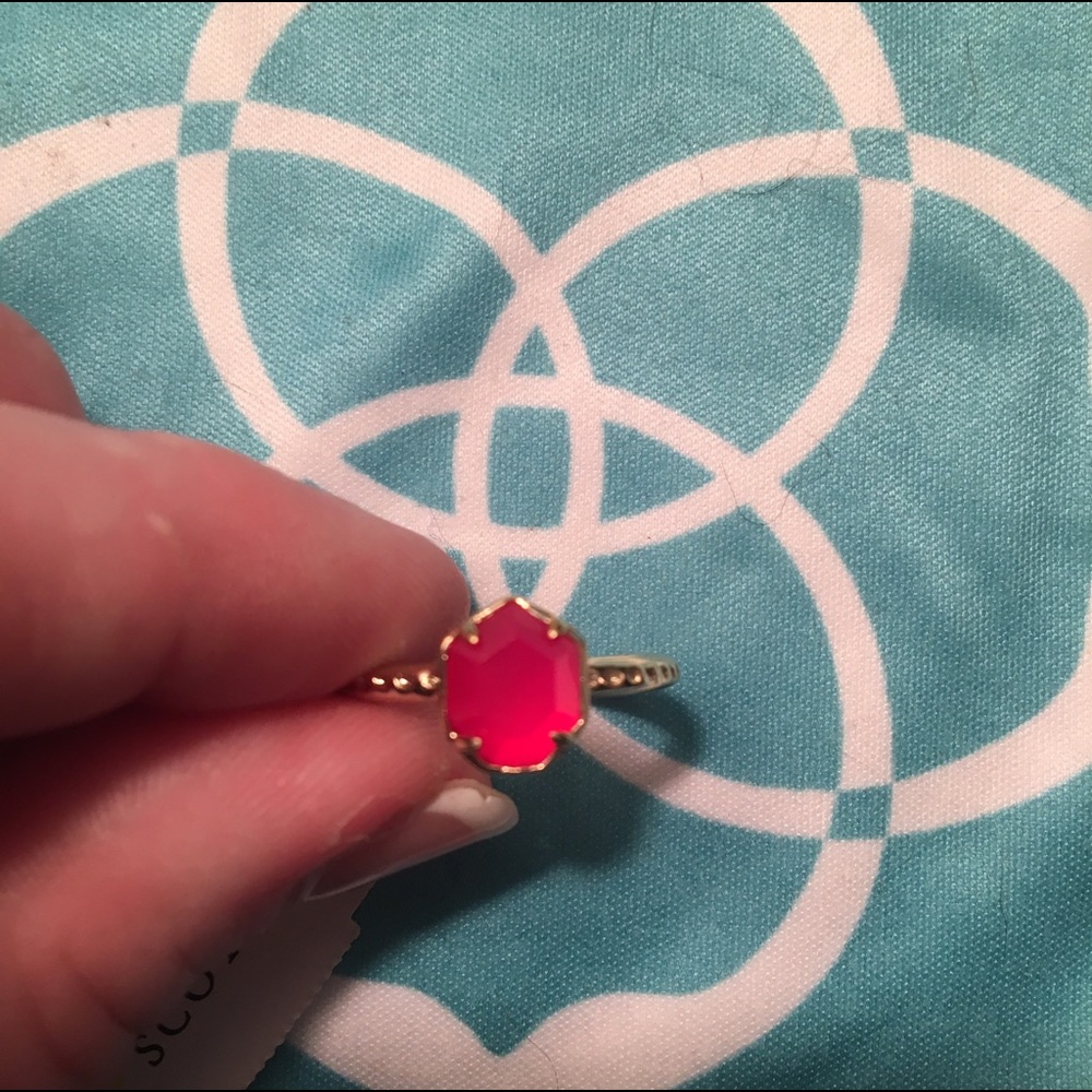 Pink Agate Calvin Ring from Mystic Bazaar