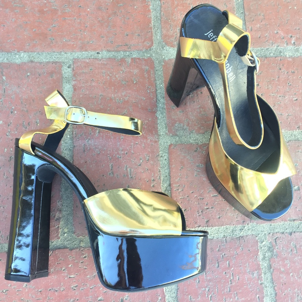 NEW Jeffrey Campbell #ORIANA Platform Sandal