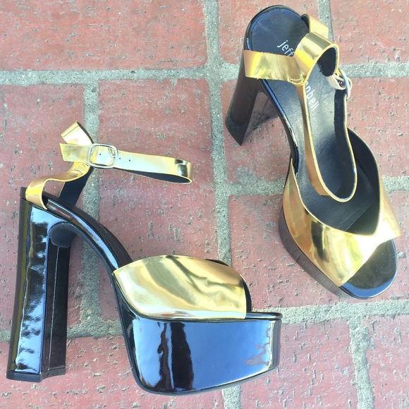 NEW Jeffrey Campbell #ORIANA Platform Sandal - Picture 1 of 5
