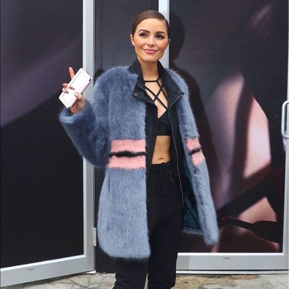 SHRIMPS faux fur coat