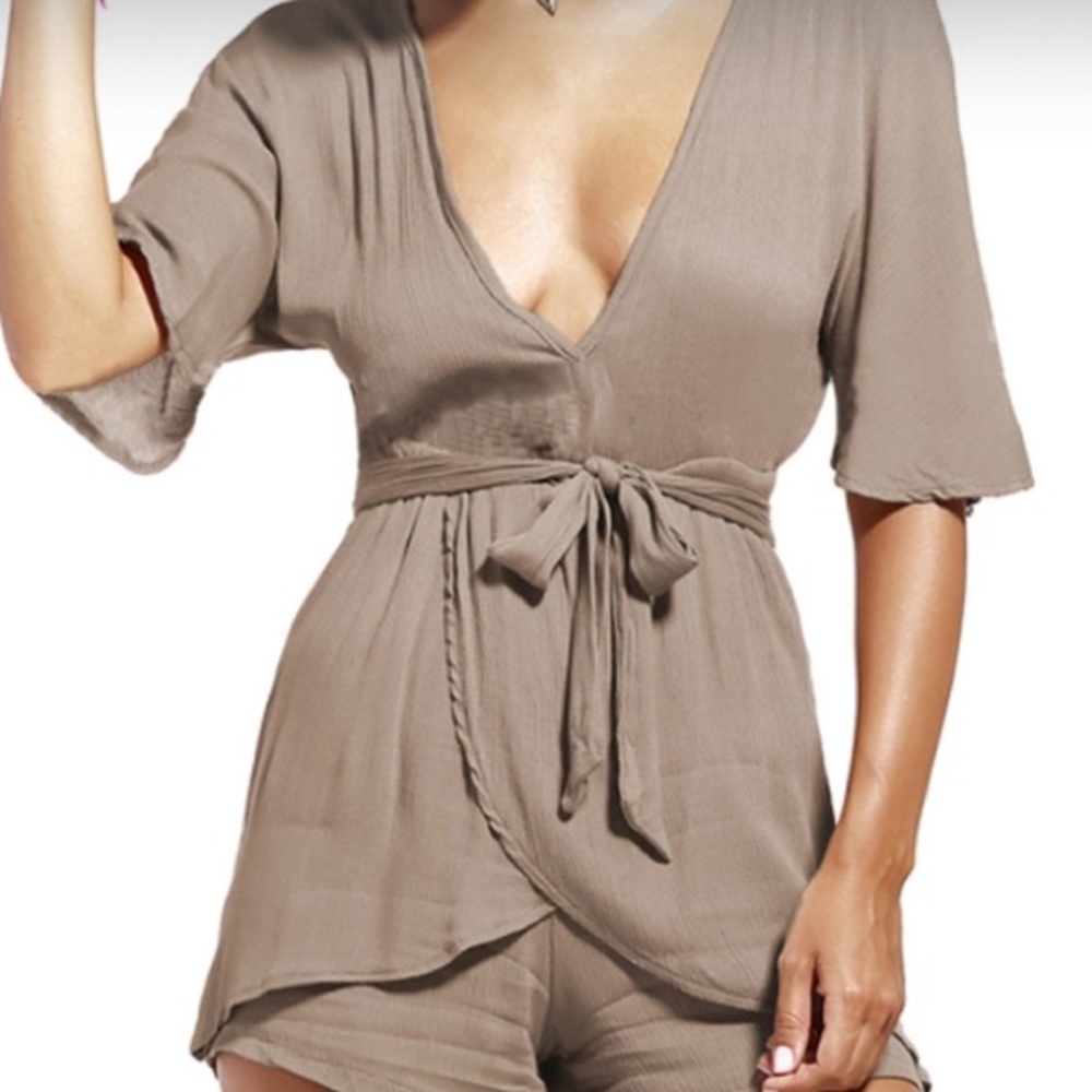 Gorgeous V Neck Jump suit