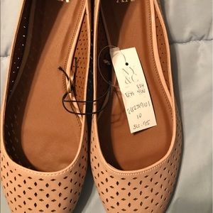 NY&Co nude/pinkish flats size 10