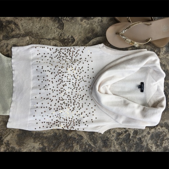 Summer Cowl neck Blouse with sequins - Picture 4 of 4