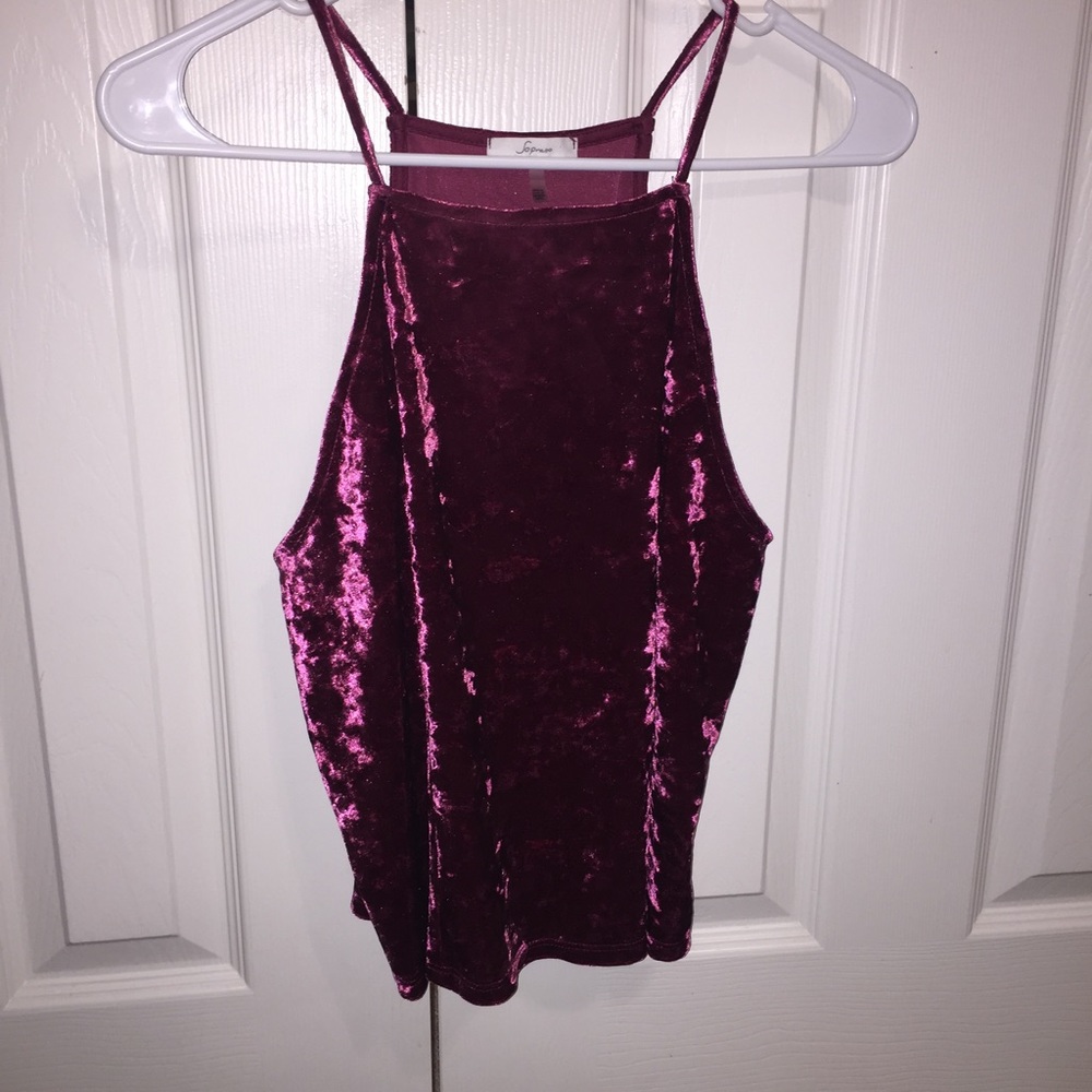 Velvet tank