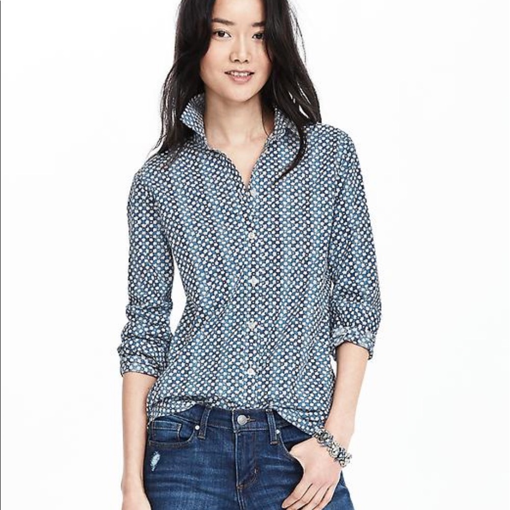 Banana Republic Dillon shirt in floral print