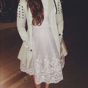 Lace and tulle dress