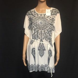 5th & Love. Bohemian style top/dress/cover up