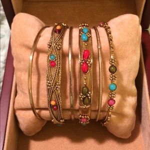 Gold Tone Bangles