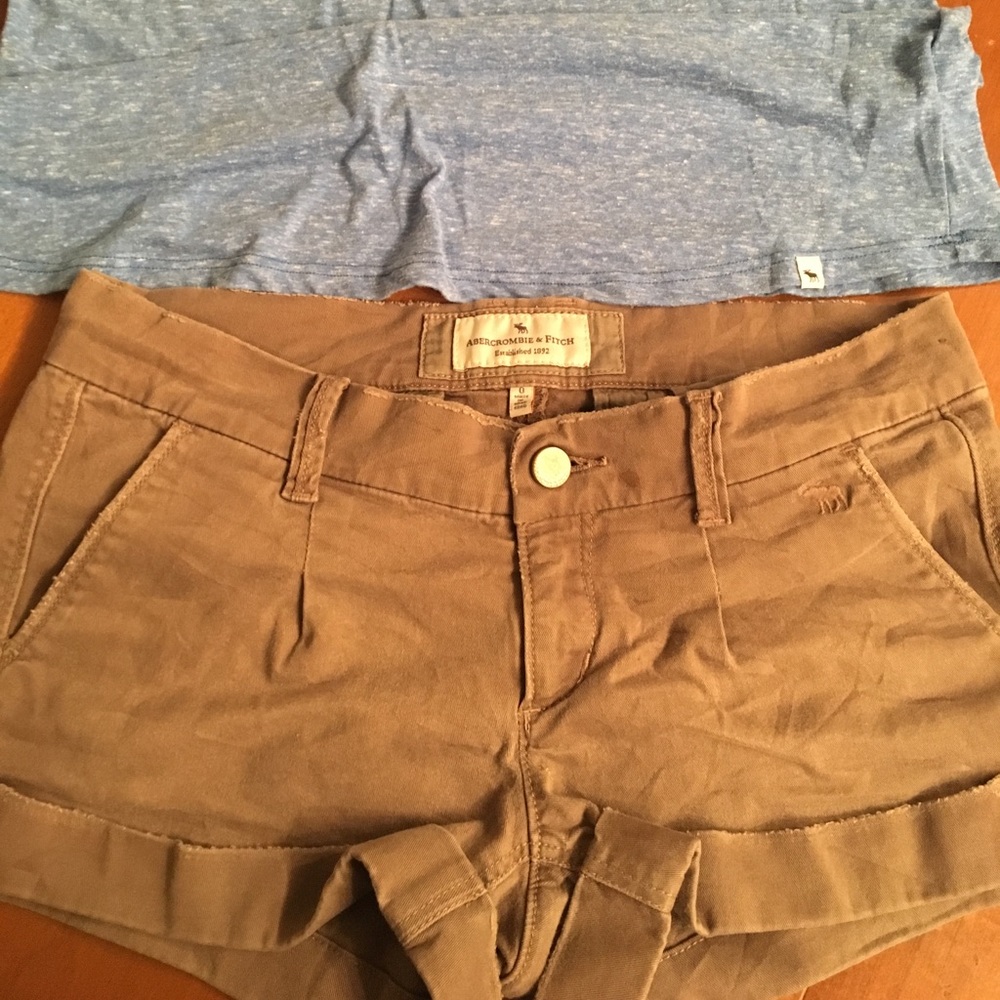 Abercrombie and fitch chino shorts