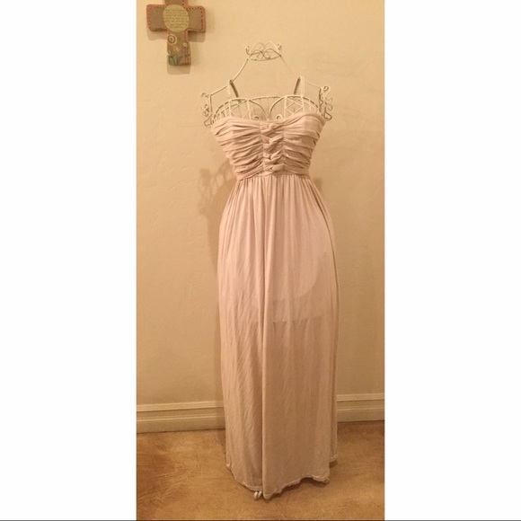 Catwalk Studia Dresses & Skirts - Beige Maxi Dress