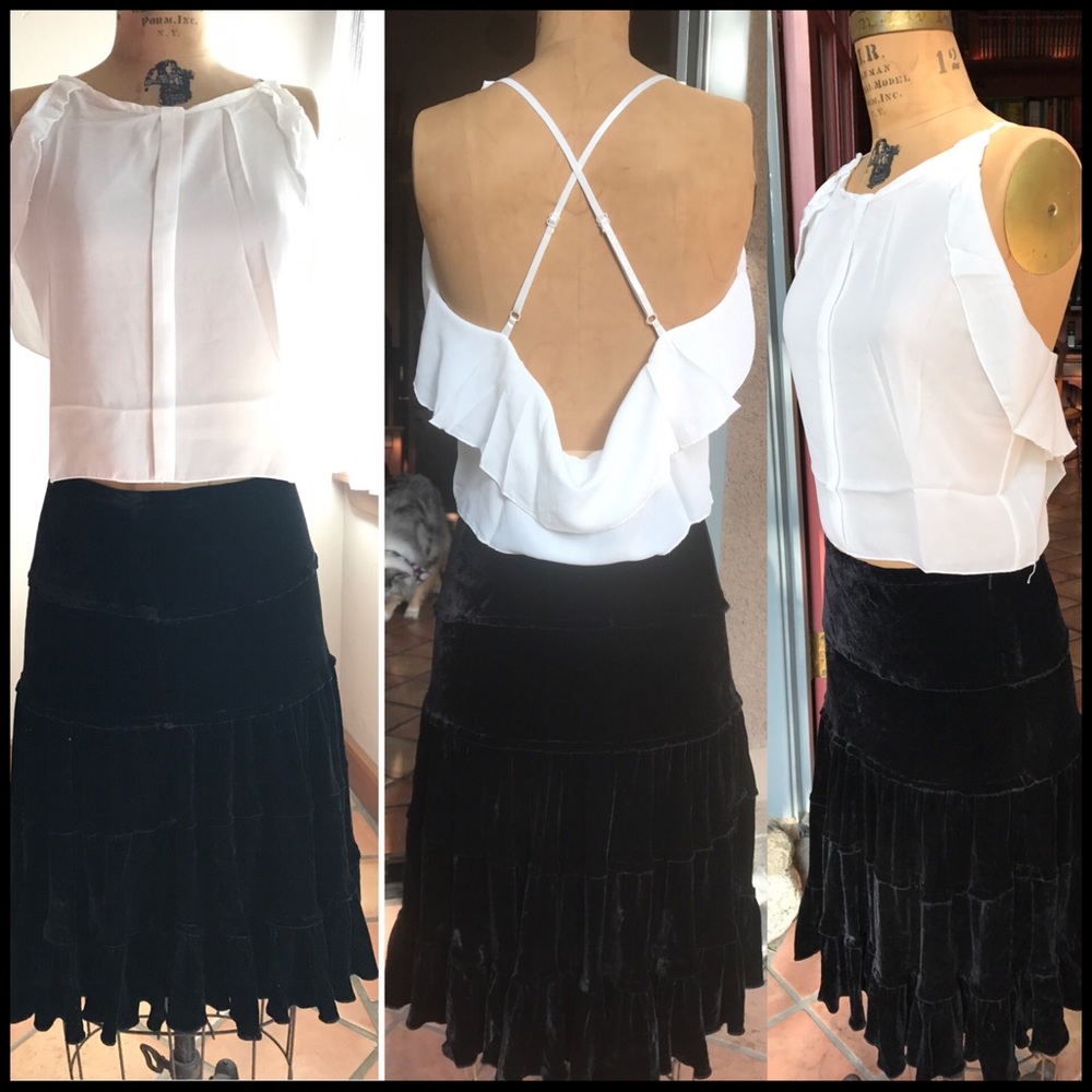 Velvet Skirt by Vince - Picture 7 of 8