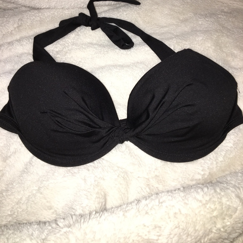 Black bikini top