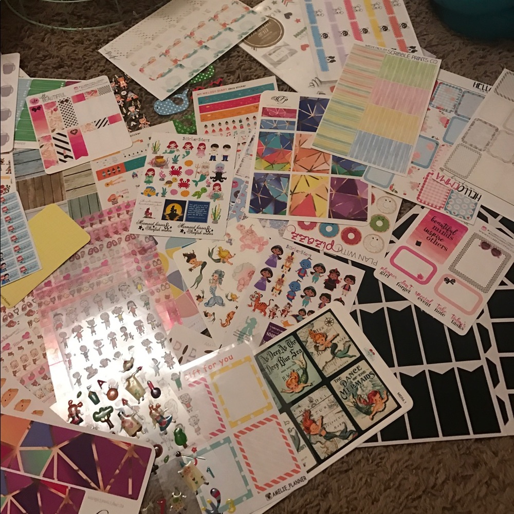 Huge lot of planner stickers !