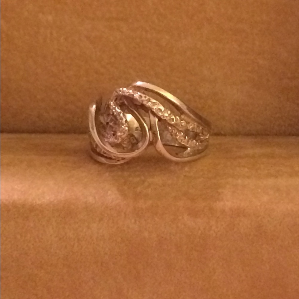 Sterling Silver Abstract Ring