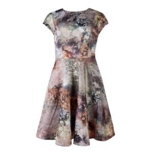 TED BAKER Mecia Sequin Print Dress