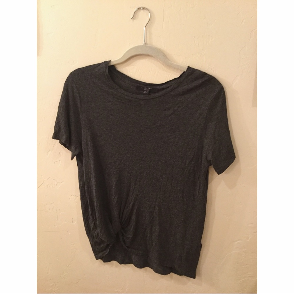All Saints Front Twist Tee