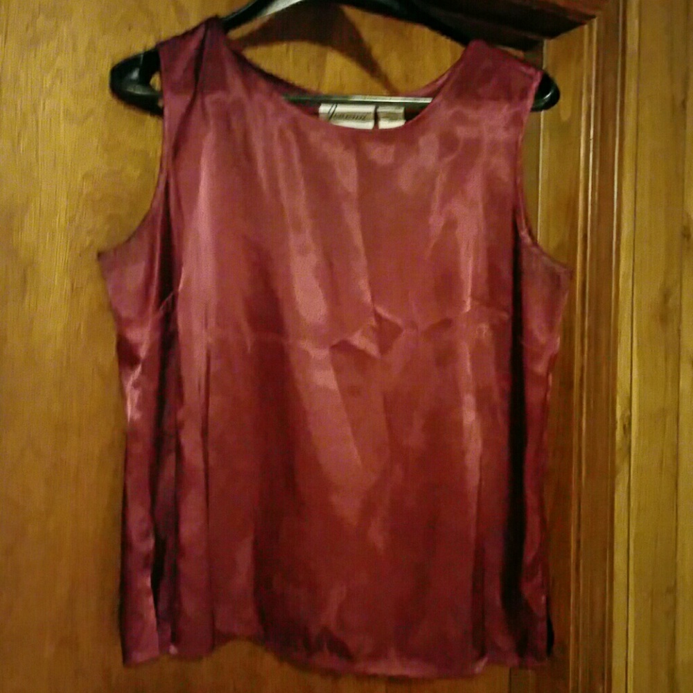 Joanna burgundy shell