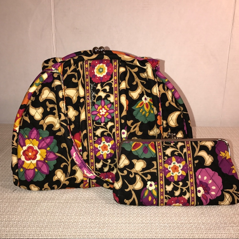 Vera Bundle Eloise and Wallet in Retired Suzani 💜