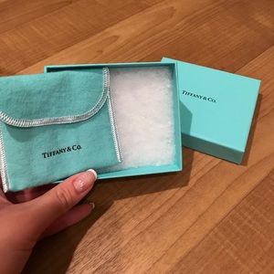 Empty Tiffany & Co pouch & box