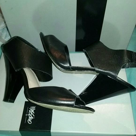 Mossimo  black open strap heels - Picture 2 of 4