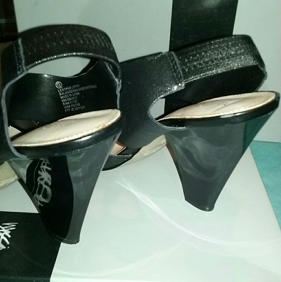 Mossimo  black open strap heels - Picture 3 of 4