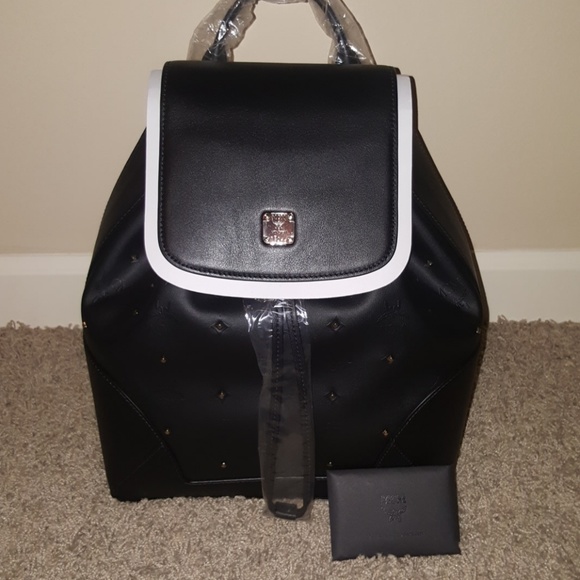 NWT MCM Claudia Studded Backpack