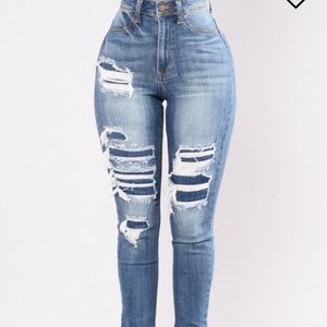Fashion nova jeans new with tags